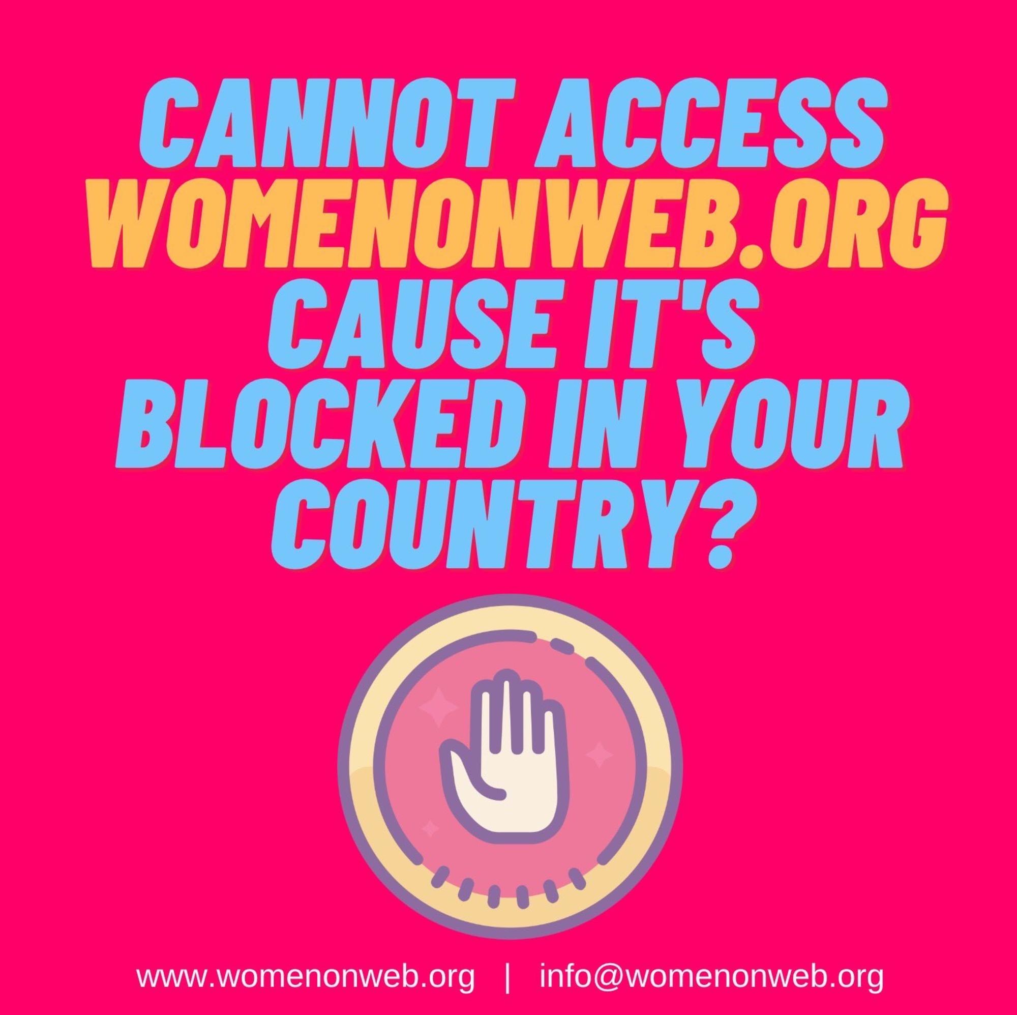 Women on Web Bloqueo